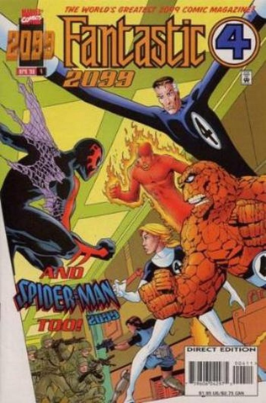 Cover of Fantastic Four 2099 (Vol 1) #4. One of 250,000 Vintage American Comics on sale from Krypton!
