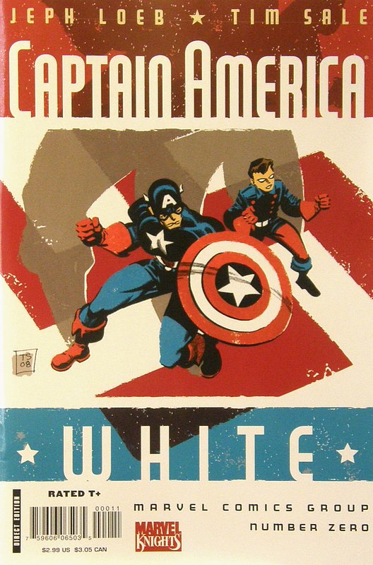 Cover of Captain America: White (2008 Ltd) #1. One of 250,000 Vintage American Comics on sale from Krypton!
