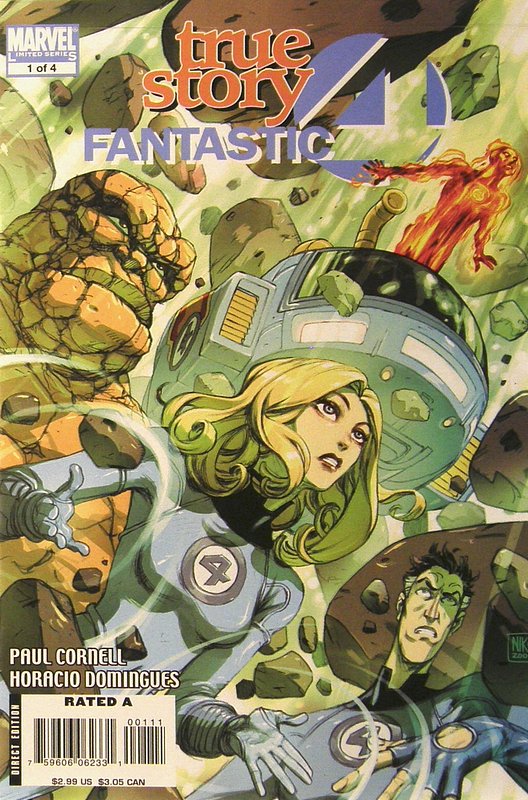Cover of Fantastic Four: True Story (2008 Ltd) #1. One of 250,000 Vintage American Comics on sale from Krypton!