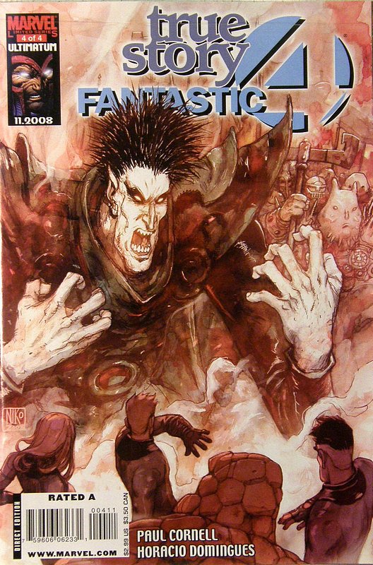 Cover of Fantastic Four: True Story (2008 Ltd) #4. One of 250,000 Vintage American Comics on sale from Krypton!