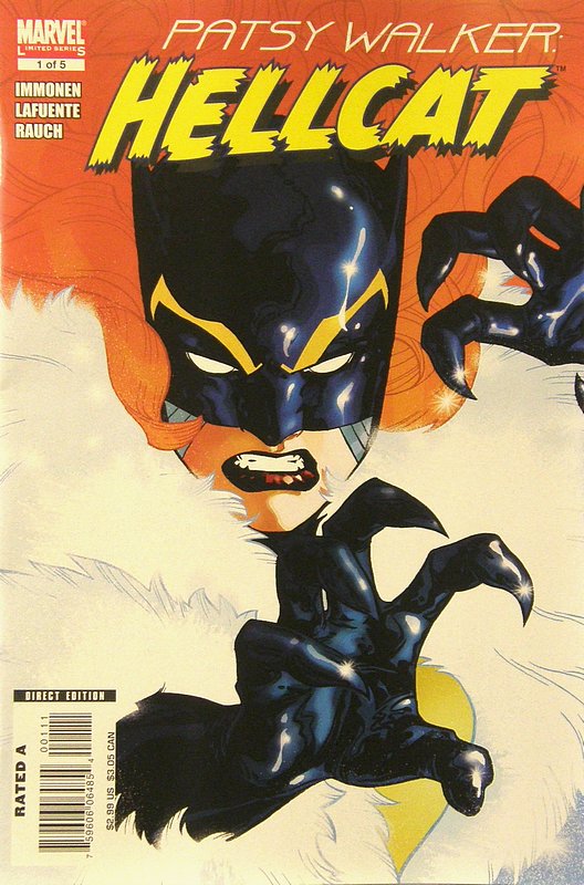 Cover of Patsy Walker: Hellcat (2008 Ltd) #1. One of 250,000 Vintage American Comics on sale from Krypton!