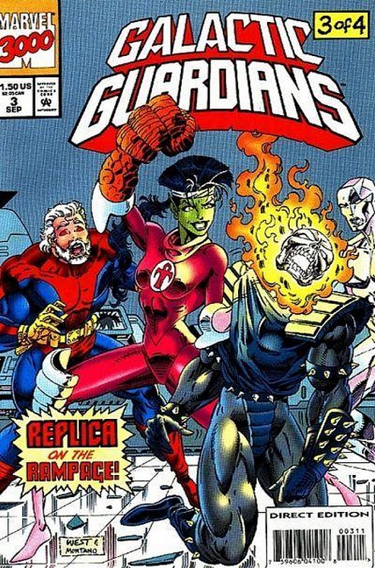 Cover of Galactic Guardians (1994 Ltd) #3. One of 250,000 Vintage American Comics on sale from Krypton!