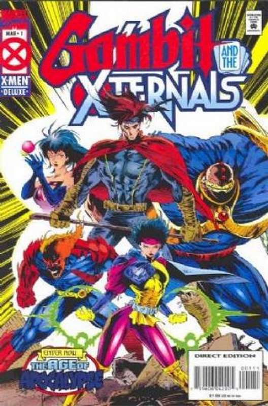 Cover of Gambit & The X-turnals (1995 Ltd) #1. One of 250,000 Vintage American Comics on sale from Krypton!
