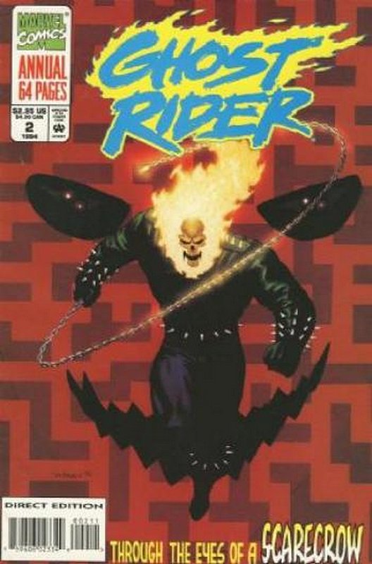 Cover of Ghost Rider Annual (Vol 2) #2. One of 250,000 Vintage American Comics on sale from Krypton!