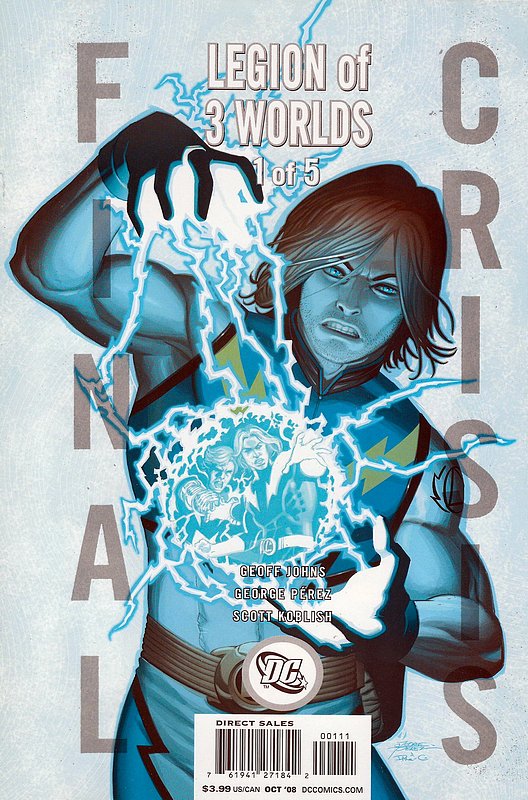 Cover of Final Crisis: Legion of Three Worlds (2008 Ltd) #1. One of 250,000 Vintage American Comics on sale from Krypton!