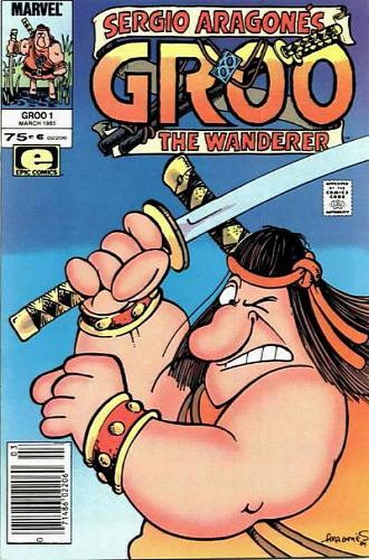 Cover of Groo the Wanderer (Vol 1) #1. One of 250,000 Vintage American Comics on sale from Krypton!
