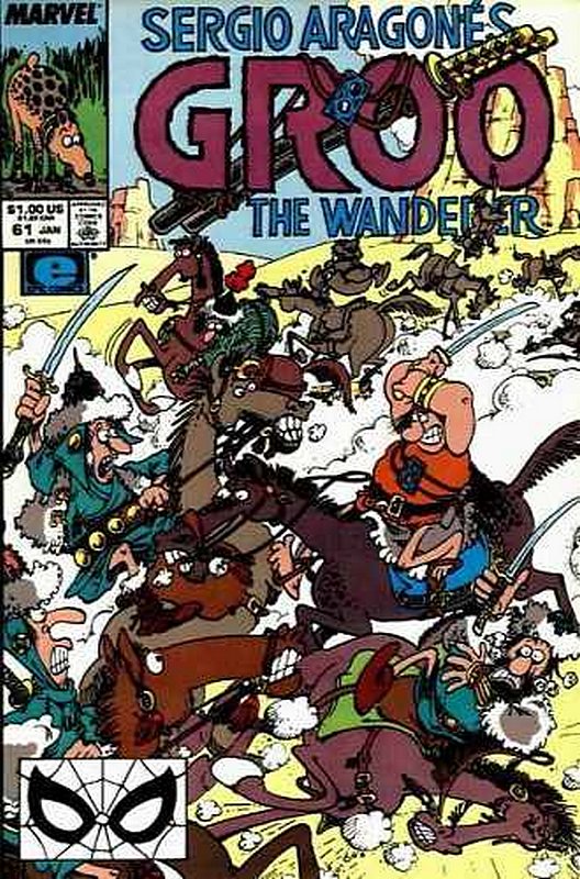 Cover of Groo the Wanderer (Vol 1) #61. One of 250,000 Vintage American Comics on sale from Krypton!