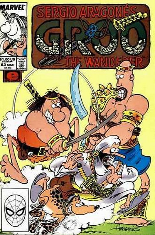 Cover of Groo the Wanderer (Vol 1) #63. One of 250,000 Vintage American Comics on sale from Krypton!