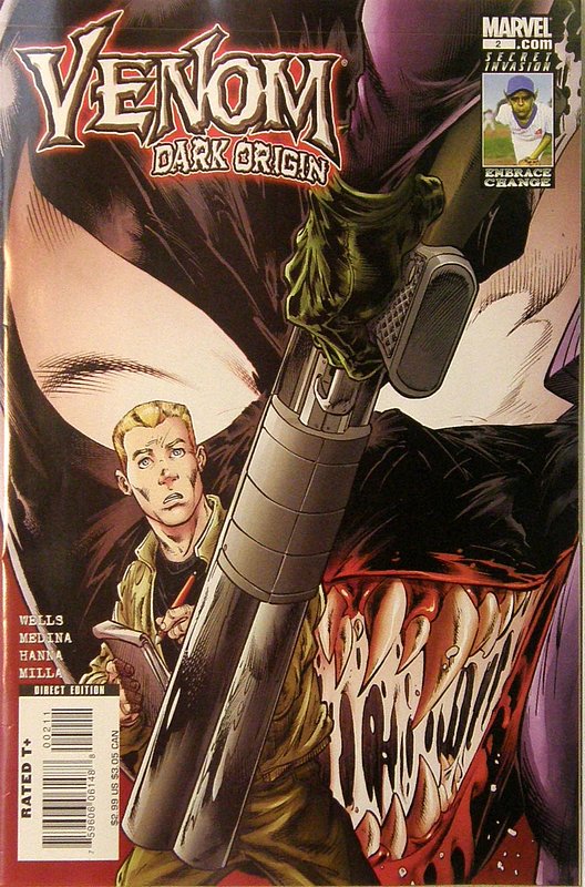 Cover of Venom: Dark Origin (2008 Ltd) #2. One of 250,000 Vintage American Comics on sale from Krypton!