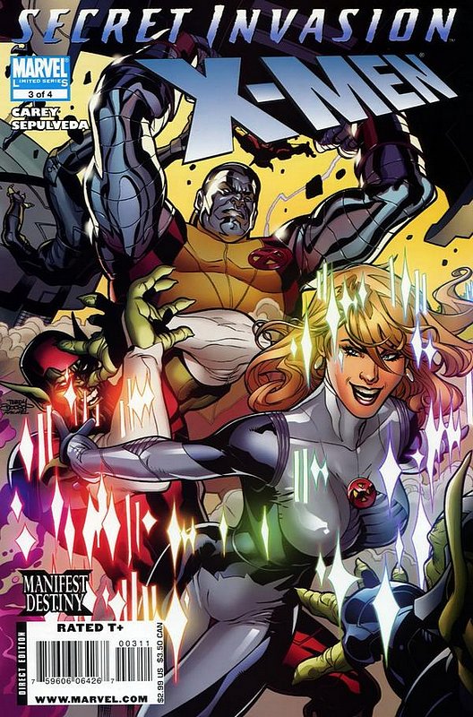 Cover of Secret Invasion: X-Men (2008 Ltd) #3. One of 250,000 Vintage American Comics on sale from Krypton!