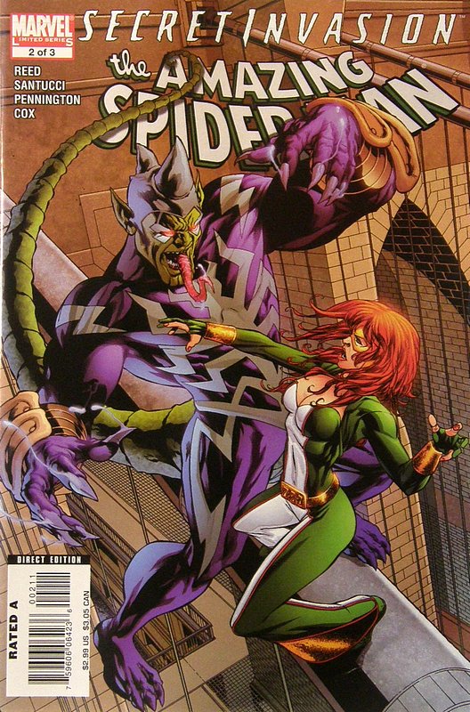 Cover of Secret Invasion: Amazing Spider-Man (2008 ltd) #2. One of 250,000 Vintage American Comics on sale from Krypton!