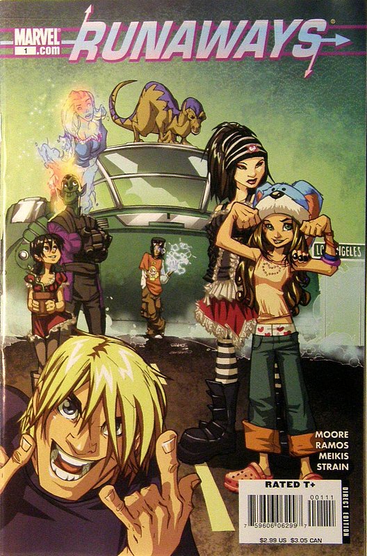 Cover of Runaways (Vol 3) #1. One of 250,000 Vintage American Comics on sale from Krypton!