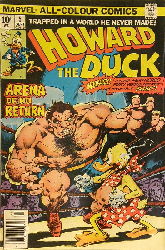 Cover of Howard the Duck (Vol 1) #5. One of 250,000 Vintage American Comics on sale from Krypton!