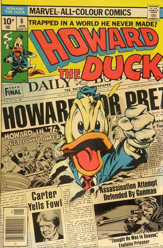 Cover of Howard the Duck (Vol 1) #8. One of 250,000 Vintage American Comics on sale from Krypton!