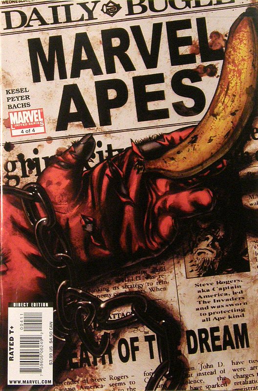 Cover of Marvel Apes (2008 Ltd) #4. One of 250,000 Vintage American Comics on sale from Krypton!