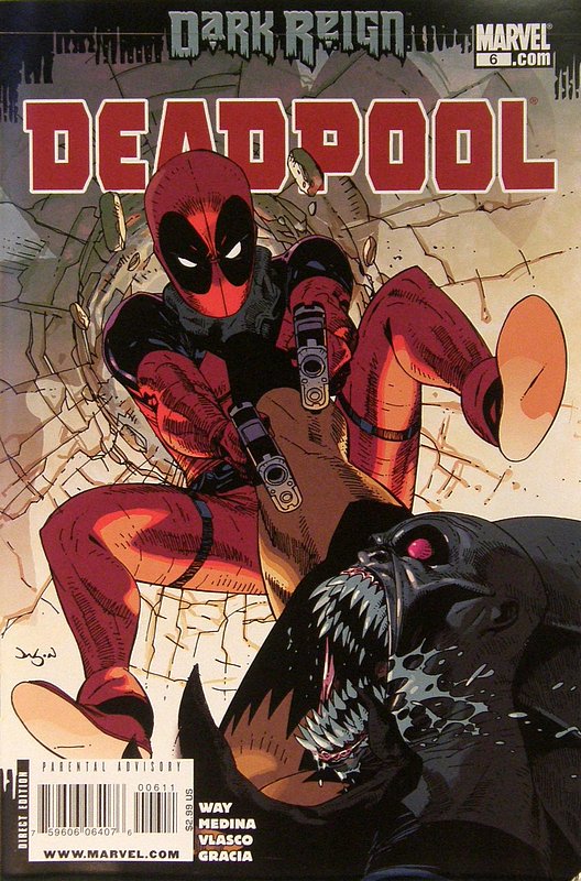 Cover of Deadpool (Vol 2) #6. One of 250,000 Vintage American Comics on sale from Krypton!