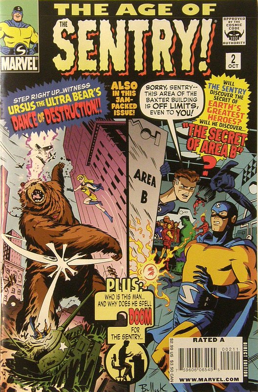 Cover of Age of Sentry (2008 Ltd) #2. One of 250,000 Vintage American Comics on sale from Krypton!