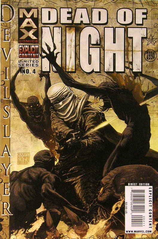 Cover of Dead of Night: Devil Slayer (2008 Ltd) #4. One of 250,000 Vintage American Comics on sale from Krypton!