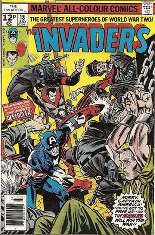 Cover of Invaders (Vol 1) #18. One of 250,000 Vintage American Comics on sale from Krypton!