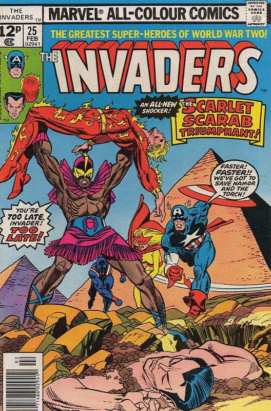 Cover of Invaders (Vol 1) #25. One of 250,000 Vintage American Comics on sale from Krypton!