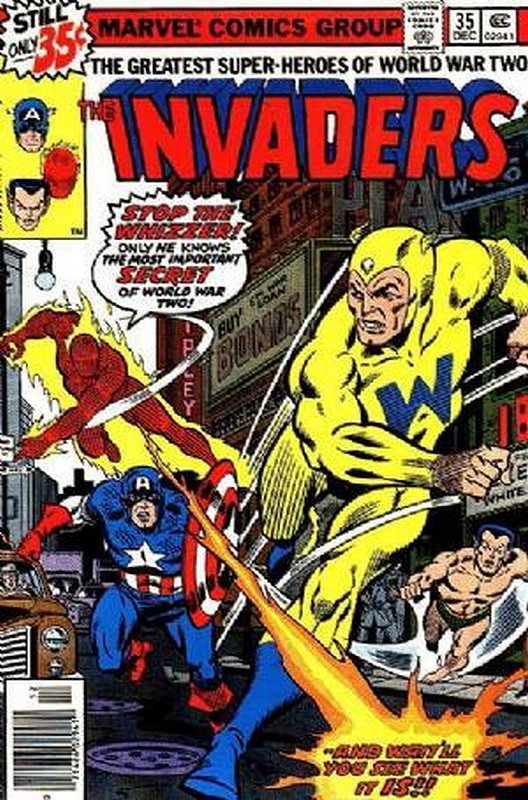 Cover of Invaders (Vol 1) #35. One of 250,000 Vintage American Comics on sale from Krypton!