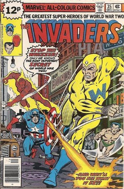 Cover of Invaders (Vol 1) #35. One of 250,000 Vintage American Comics on sale from Krypton!