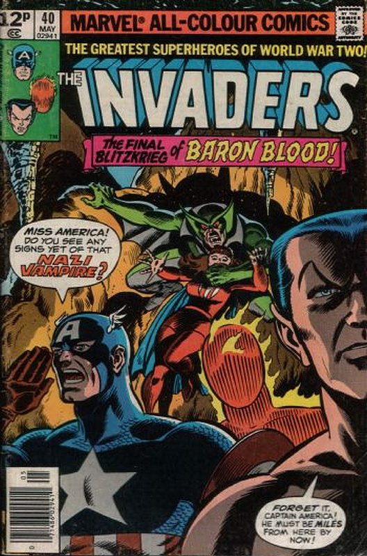 Cover of Invaders (Vol 1) #40. One of 250,000 Vintage American Comics on sale from Krypton!