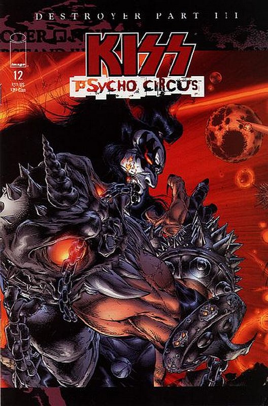 Cover of Kiss the Psycho Circus (Vol 1) #12. One of 250,000 Vintage American Comics on sale from Krypton!