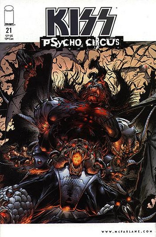 Cover of Kiss the Psycho Circus (Vol 1) #21. One of 250,000 Vintage American Comics on sale from Krypton!