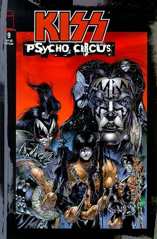 Cover of Kiss the Psycho Circus (Vol 1) #9. One of 250,000 Vintage American Comics on sale from Krypton!