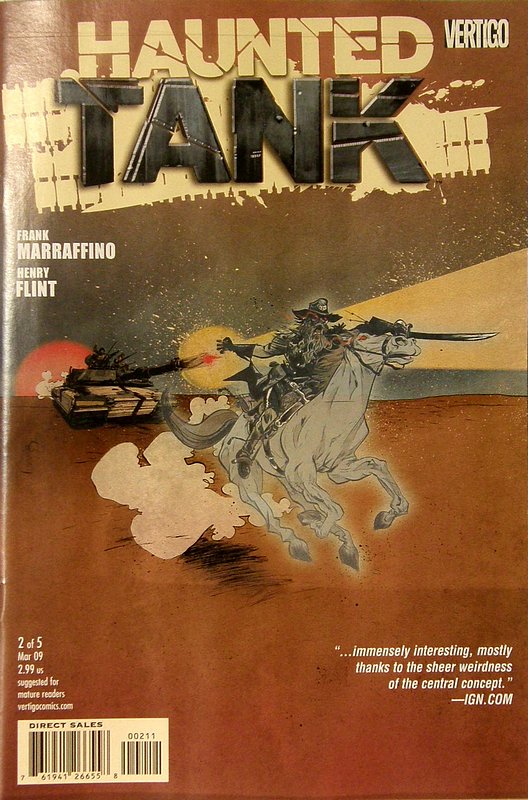 Cover of Haunted Tank (Vol 1) #2. One of 250,000 Vintage American Comics on sale from Krypton!