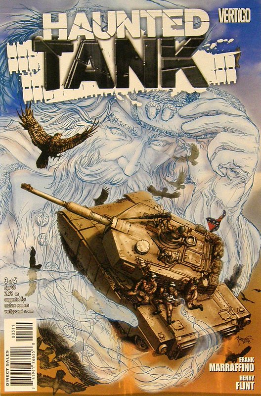 Cover of Haunted Tank (Vol 1) #3. One of 250,000 Vintage American Comics on sale from Krypton!