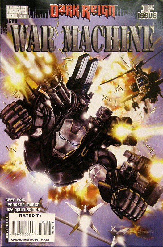 Cover of War Machine (Vol 2) #1. One of 250,000 Vintage American Comics on sale from Krypton!
