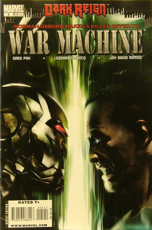 Cover of War Machine (Vol 2) #5. One of 250,000 Vintage American Comics on sale from Krypton!
