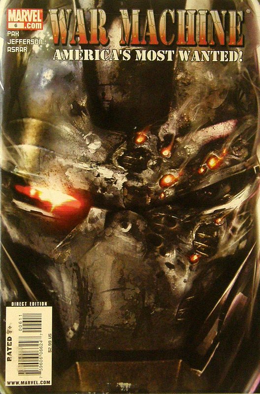 Cover of War Machine (Vol 2) #6. One of 250,000 Vintage American Comics on sale from Krypton!