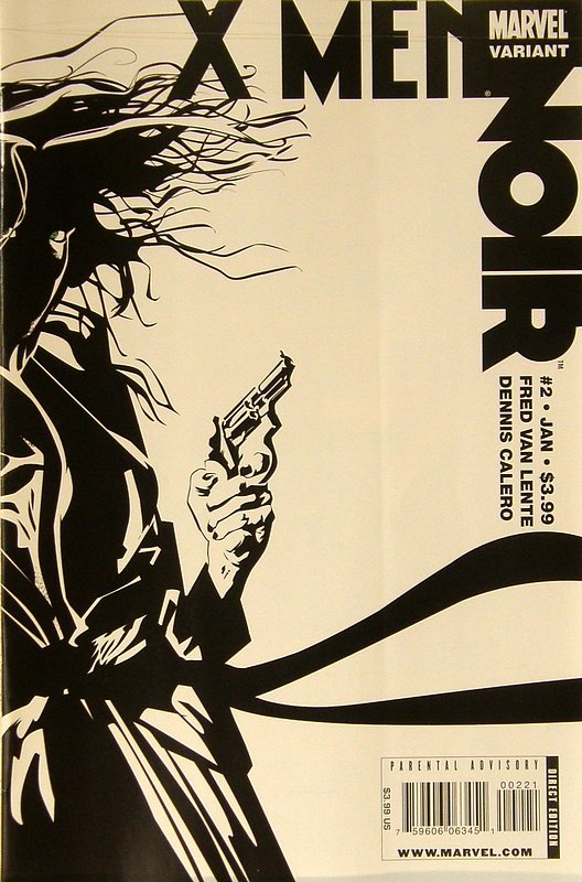Cover of X-Men: Noir #2. One of 250,000 Vintage American Comics on sale from Krypton!