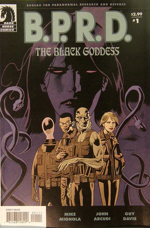 Cover of BPRD: Black Goddess (2009 Ltd) #1. One of 250,000 Vintage American Comics on sale from Krypton!