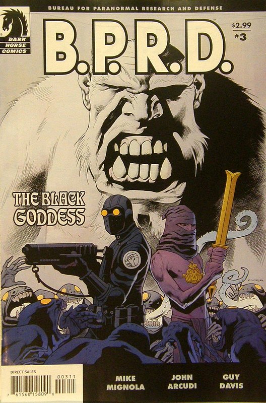 Cover of BPRD: Black Goddess (2009 Ltd) #3. One of 250,000 Vintage American Comics on sale from Krypton!