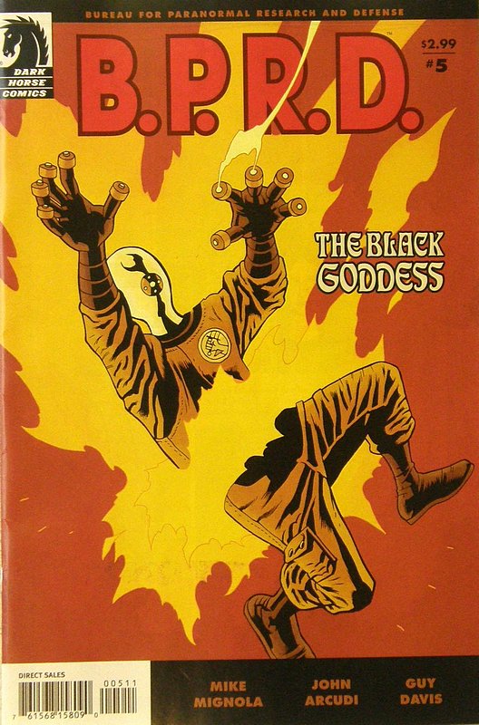Cover of BPRD: Black Goddess (2009 Ltd) #5. One of 250,000 Vintage American Comics on sale from Krypton!