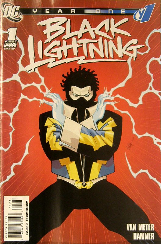 Cover of Black Lightning: Year One (2009 Ltd) #1. One of 250,000 Vintage American Comics on sale from Krypton!