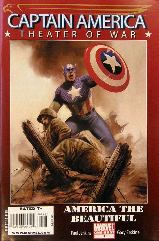 Cover of Captain America: Theater of War-America Beautiful #1. One of 250,000 Vintage American Comics on sale from Krypton!