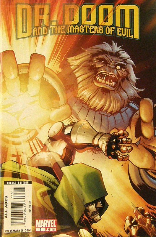 Cover of Dr Doom & The Masters of Evil (2009 Ltd) #3. One of 250,000 Vintage American Comics on sale from Krypton!