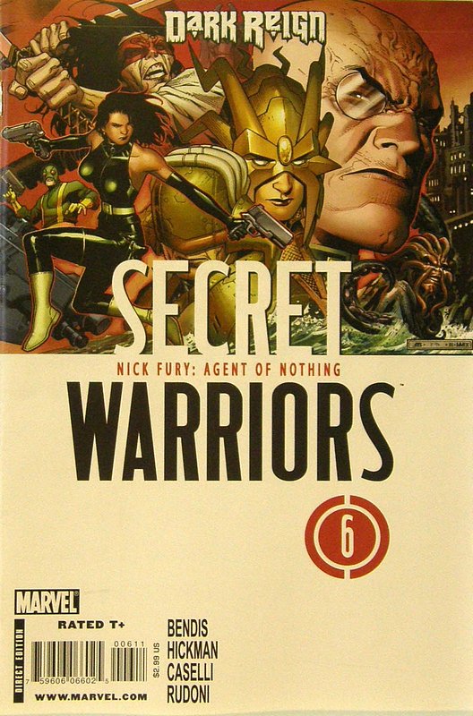 Cover of Secret Warriors (Vol 1) #6. One of 250,000 Vintage American Comics on sale from Krypton!