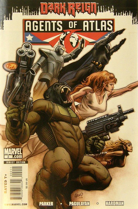 Cover of Agents of Atlas (Vol 1) #2. One of 250,000 Vintage American Comics on sale from Krypton!