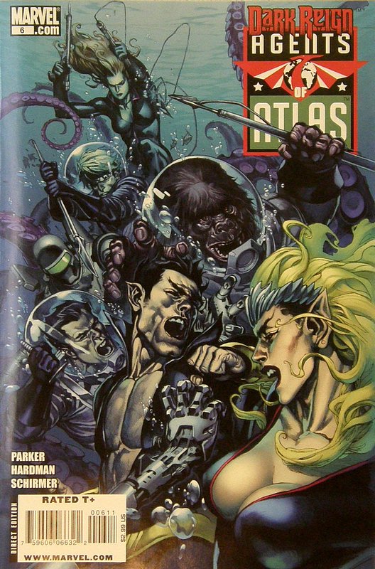Cover of Agents of Atlas (Vol 1) #6. One of 250,000 Vintage American Comics on sale from Krypton!