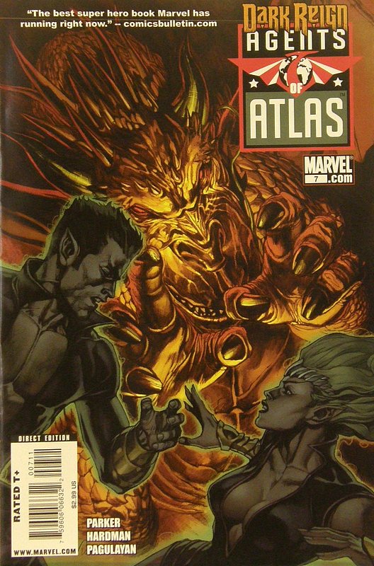 Cover of Agents of Atlas (Vol 1) #7. One of 250,000 Vintage American Comics on sale from Krypton!