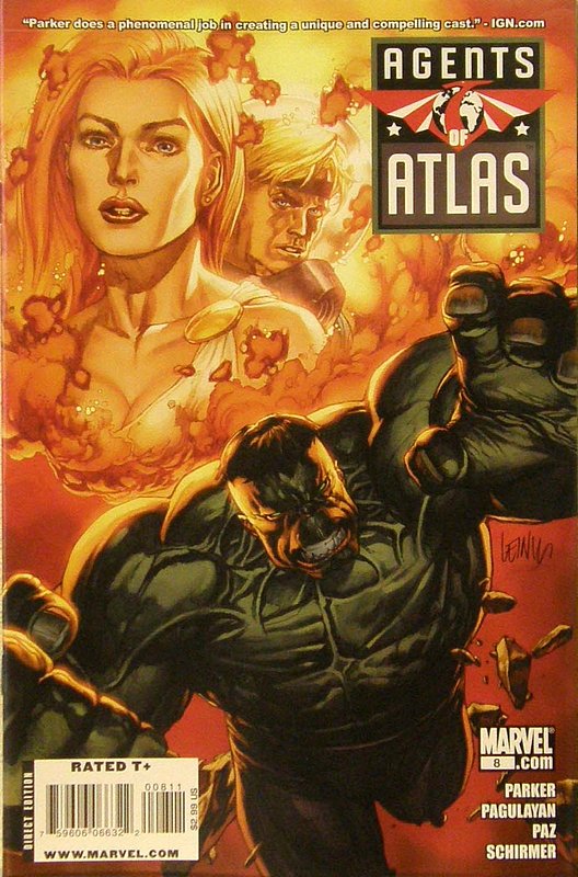 Cover of Agents of Atlas (Vol 1) #8. One of 250,000 Vintage American Comics on sale from Krypton!