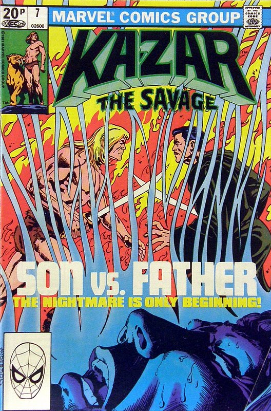 Cover of Ka-Zar (Vol 3) The Savage #7. One of 250,000 Vintage American Comics on sale from Krypton!