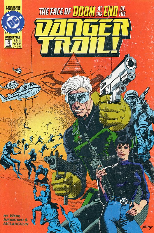 Cover of Danger Trail! (1993 Ltd) #4. One of 250,000 Vintage American Comics on sale from Krypton!