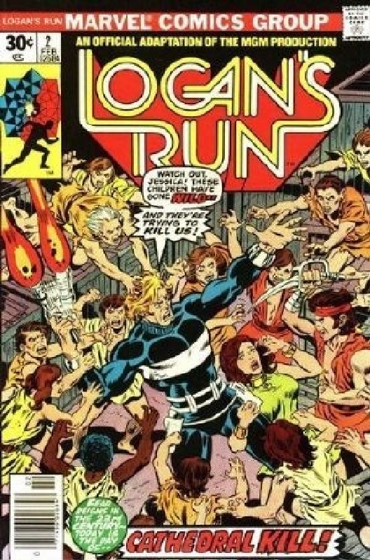 Cover of Logans Run (Vol 1) #2. One of 250,000 Vintage American Comics on sale from Krypton!